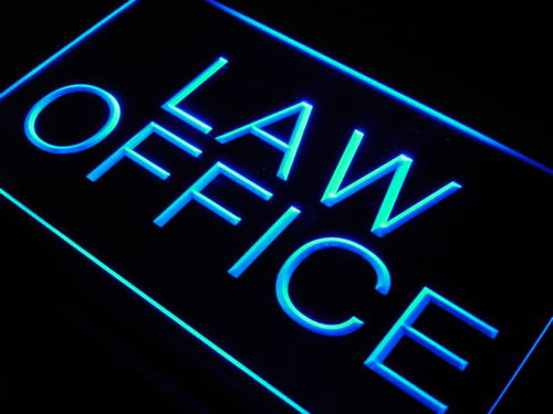 Law Office Display Services Neon Light Sign